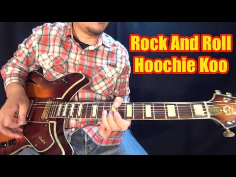 ロックギター初心者レッスン【Rock And Roll Hoochie Koo】Johnny Winterバージョンの弾き方