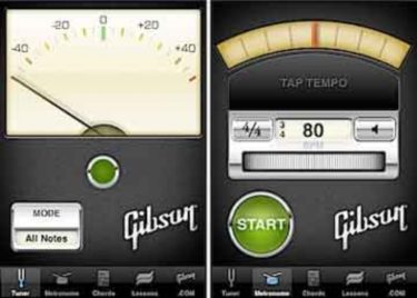 ギターの【チューニング】と【メトロノームで練習】ができる便利なスマホ用【Gibson/ギブソン】無料アプリの紹介！