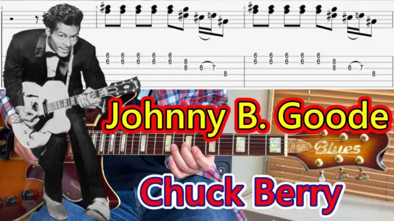 Johnny B Goode チャック ベリー ギターソロの弾き方を解説 完コピ Tab譜付 ギター初心者でも簡単に弾ける無料オンラインレッスン