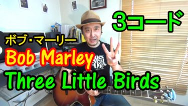 ３コードのレゲエ【Three Little Birds/Bob Marley（ボブ・マーリー）】を一緒に弾こう！（弾き方、弾き語りを解説）